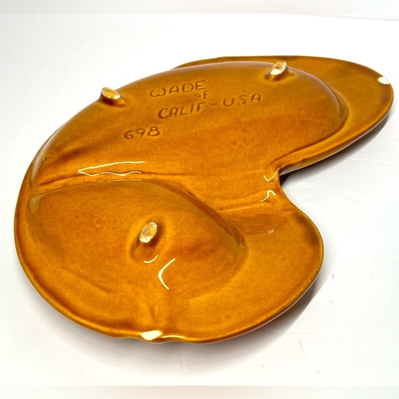 Vintage MCM Wade Of California Ceramic Boomerang Heart Ashtray Coin Trinket Tray - Picture 5 of 13